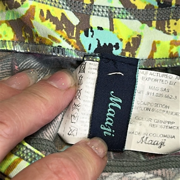 MAAJI WOMENS COLORFUL YOGA TOP AND LEGGINGS SET SZ S - Picture 16 of 16